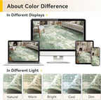 RELEANY Washable 9'x12' Abstract Area Rug - Image 9