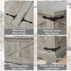Joaxswe Farmhouse Coffee Table - Image 5