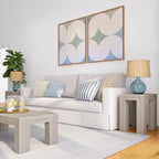 Plank+Beam Modern Rectangular Side Table, Slim Side Table - Image 7