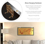 Oriental Furniture Plum Tree on Gold Leaf - Image 4
