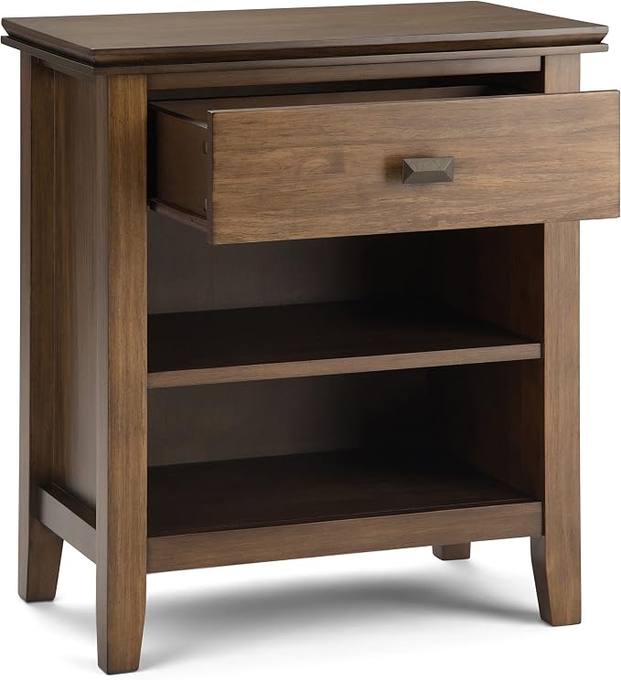 SIMPLIHOME Artisan Solid Wood 24 inch Wide Transitional-Style Bedside - Image 3