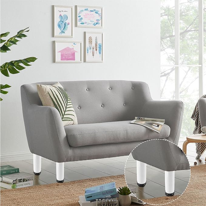 Set of 4 Stainless Steel Furniture Legs 5 Inch, Adjustable Round Cabinet Legs - Image 7