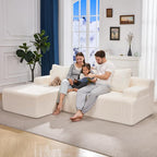 Hobestluk Modular Sectional Sofa Couches L-Shape Couch 3 Seat Modular Sofa - Image 3