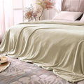 BEDELITE Fleece Blanket Soft Plush Queen Size Bed Blanket Linen 90"x90" | Ultra by BEDELITE