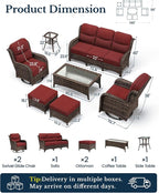 HILLGA 7-Piece Luxury Patio Furniture Set - Image 2