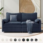 Vesgantti 74" Loveseat Sofa for Living Room, Comfy Cloud Couch Deep Seat - Image 8