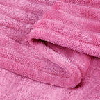 BEDELITE 3D Ribbed Jacquard Hot Pink King Size Blanket - Image 4