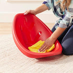 ECR4Kids Plastic Leaf Scoop Floor Rocker Seat, Classroom Furniture - Image 11