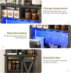 31.5" Wide Farmhouse Coffee Bar Cabinet - Image 7