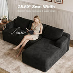 Novilla L-Shape Sectional Couches - Image 16