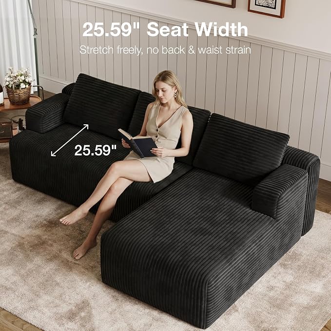 Novilla L-Shape Sectional Couches - Image 16