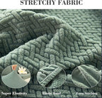 Couch Covers for 2 Cushion Sofa Pet Friendly Couch Cushion Covers Universal - Image 5