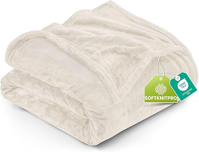 Utopia Bedding Ultra Soft Fleece Bed Blanket King Size Linen | Microfiber Plush by UTOPIABEDDING