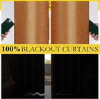 NICETOWN 100% Blackout Curtains - Image 5