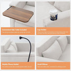 3-in-1 Convertible Sleeper Sofa Couch - Image 5