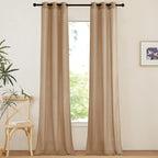 NICETOWN Linen Curtains 96 inches Long by NICETOWN