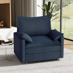 Vesgantti 40" Single Seat Sofa, Comfy Cloud Couch Deep Seat Upholstered Couch by Vesgantti