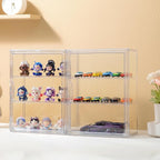 Attelite Acrylic Display Cases for Collectibles, 2 Pack 3 Layer Clear Display - Image 6