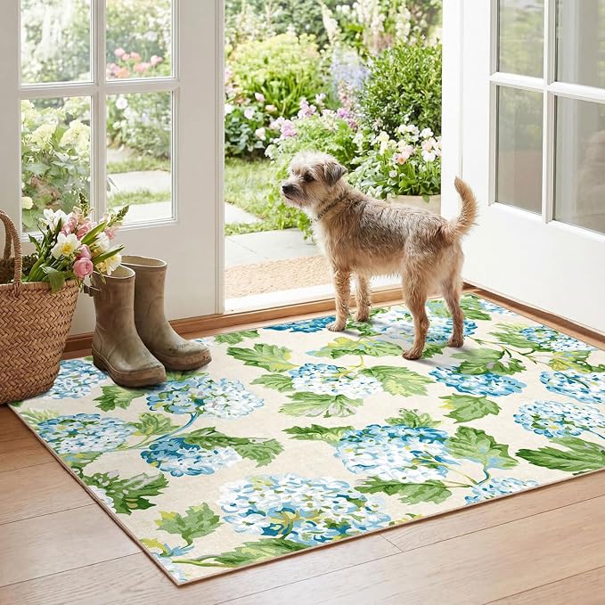 Floral Outdoor Rug by Othilic