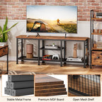 Furologee TV Stand for TVs up to 55 Inch, Entertainment Center - Image 4