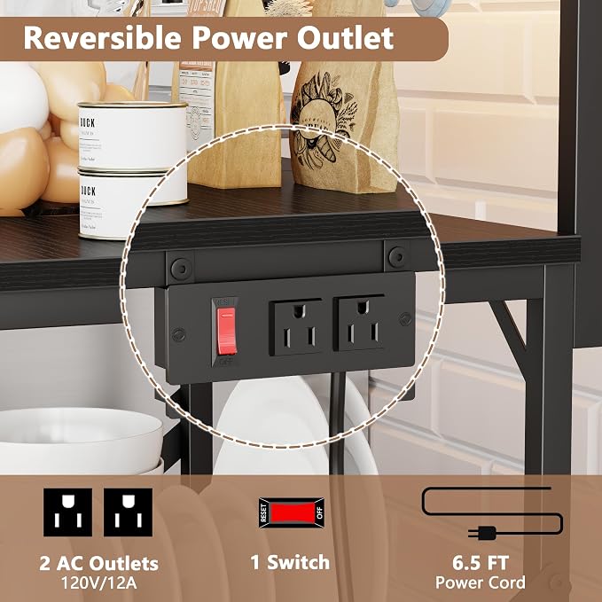 Furologee Kitchen Bakers Rack - Image 4