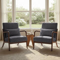 Set of 2 Mid Century Modern Accent Chair by Unknown