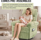 Korser Recliner Chair, Swivel Rocker Recliner Chair - Image 9