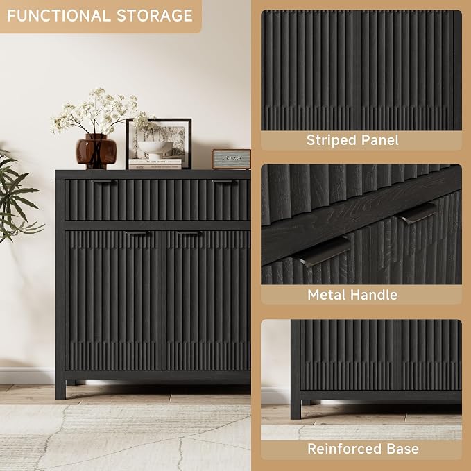 Fatmok Fluted Buffet Cabinet - Image 3