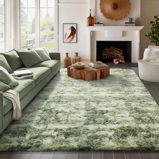 Ophanie 8x10 Green and White Area Rugs - Image 3