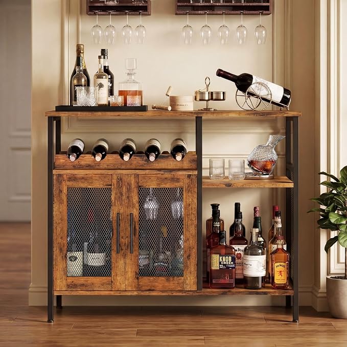 X-cosrack Wine Bar Rack Cabinet - Image 5