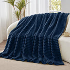 BEDELITE Ribbed Twin Blanket for Couch & Bed, Warm Yet Lightweight, Ribbed - Image 8