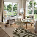 Lahome Modern Rainbow Easy Jute Rug 9x12, Large Nature Rugs - Image 6