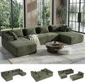 MONVANE 141" U Shaped Cloud Sectional Couch by MONVANE