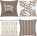 YCOLL Pillow Covers 16x16 Set of 4, Modern Sofa Throw Pillow Cover, Decorative by PillowCoversExpert