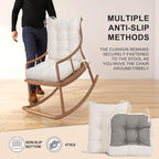 Lokex Rocking Chair Cushion Only, Tufted Non-Slip Comfortable Rocking Chair - Image 6