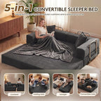 GRUSIGN 78 Inch Convertible Sofa Bed, 5-in-1 Futon Sofa Bed Pull Out Couch - Image 3
