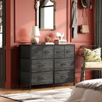 WLIVE Dresser for Bedroom with 8 Drawers, Wide Fabric Dresser for Storage and - Image 4