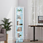TUTOTAK 6-Tier Corner Bookshelf - Image 9
