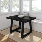 Plank+Beam 48 Inch Farmhouse Dining Table, Rustic Solid Wood Kitchen Table by PlankBeam