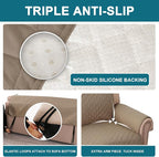 Turquoize 100% Waterproof Sofa Covers Couch Cover Sofa Cover - Image 4