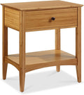 ECO03CA Willow 1 Drawer Nightstand, Caramelized by Unknown