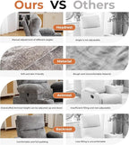 Rocking Chair Nursery with Adjustable Armrests, Electric Glider Recliner - Image 8