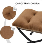 15" Folding Ottoman, Foldable Footrest Stool, Portable Small Foot Stool - Image 5