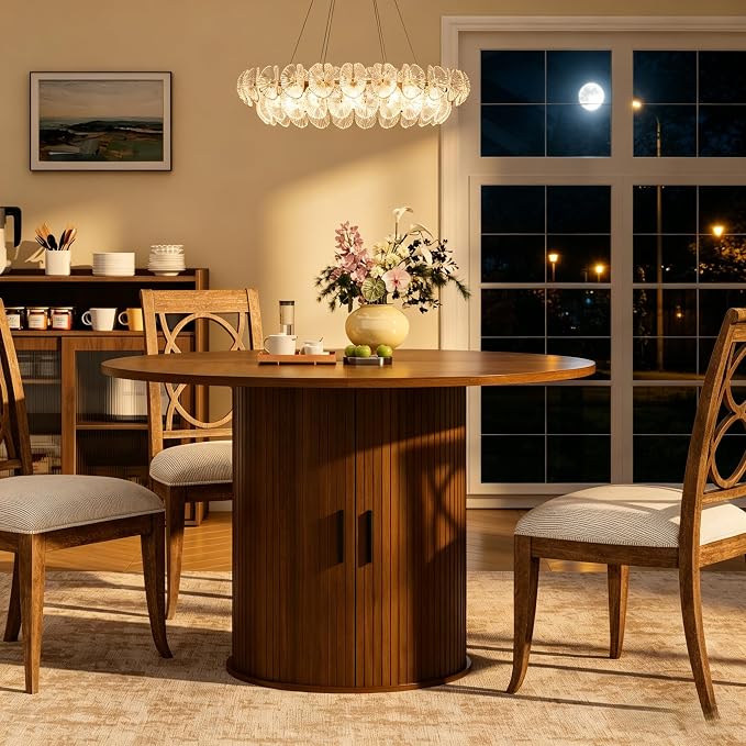GarveeHome 47'' Round Dining Table - Image 6