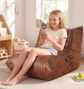 Hobestluk Small Bean Bag Chair Lazy Floor Sofa Bean Bags by YourHomeDeservesMore