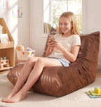 Hobestluk Small Bean Bag Chair Lazy Floor Sofa Bean Bags by YourHomeDeservesMore