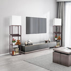 RUNTOP Floor Lamp with Shelves, Modern Standing Lamp with Wireless Charger - Image 7