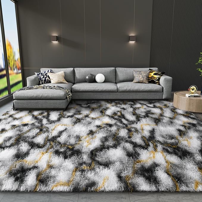 LOCHAS Area Rugs Fluffy Living Room Carpets - Image 7