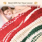 L'AGRATY Chunky Knit Throw Blanket - Image 7