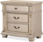 First of a Kind Evelyn Traditional 5 Piece Queen Bedroom Set - Image 5